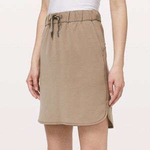 Lululemon On The Fly Skirt, Frontier (Tan) Size 4